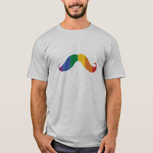 T-shirts Rainbow Stache .png