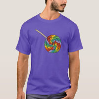 Rainbow Strike Pride Lollipops Lollipops Candy Tee
