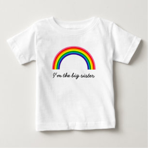 T-shirts Rainbow Tee Personalizável da Big Sister
