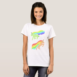 T-shirts Rainbow Unicorns