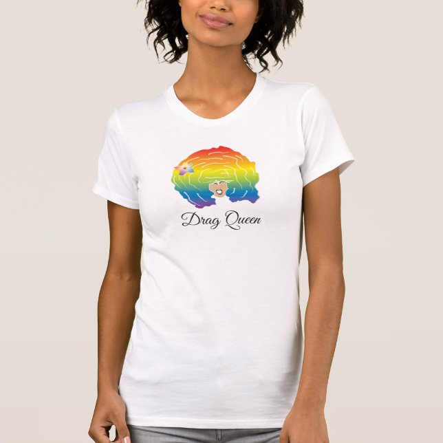 T-shirts Rainha de arrasto (Frente)