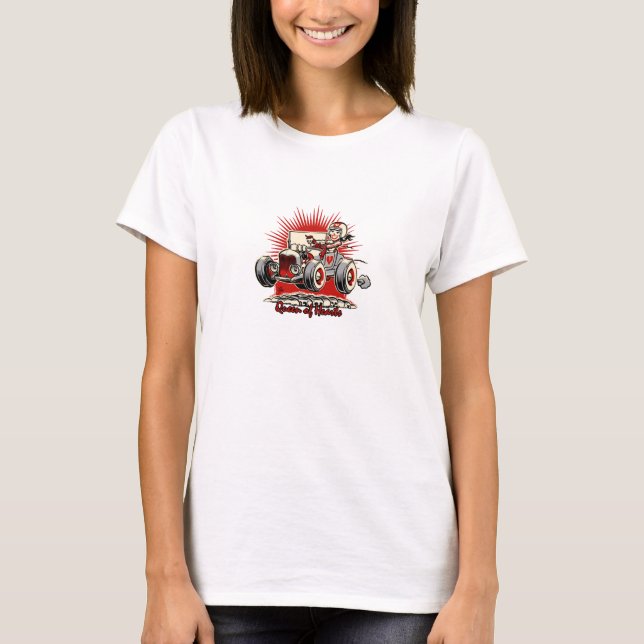 T-shirts Rainha dos corações (Frente)