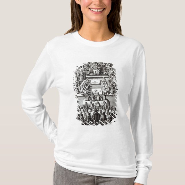T-shirts Rainha Elizabeth mim e o parlamento (Frente)