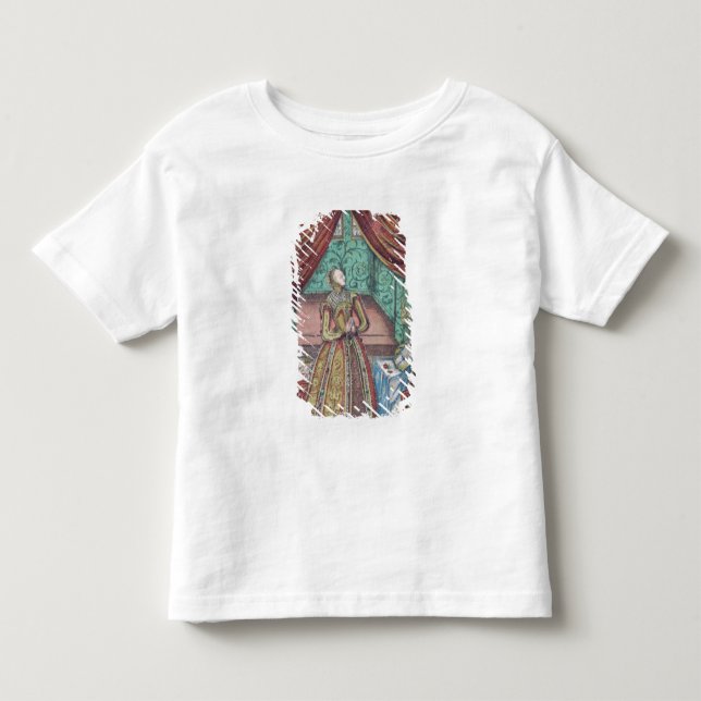 T-shirts Rainha Elizabeth mim na oração, frontispiece (Frente)