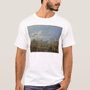 T-shirts Rainha Victoria que chega no Gare de l'Est