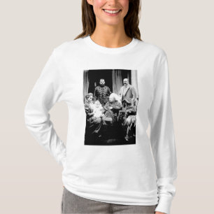 T-shirts Rainha Victoria, Tsar Nicholas II