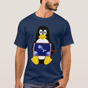 T-shirts Raio X do pinguim
