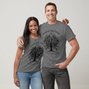 T-shirts Raízes correm a fundo