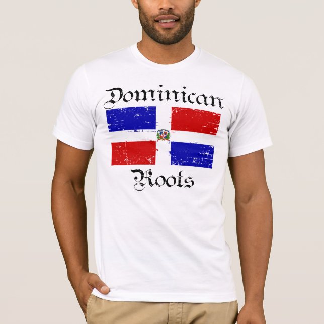 T-shirts Raizes dominiquenses (Frente)