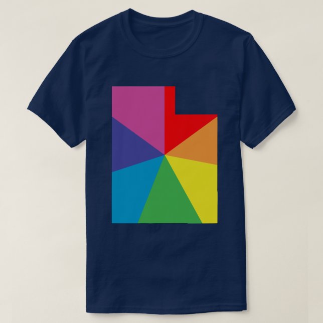 T-shirts rajada de cor do solo (Frente do Design)