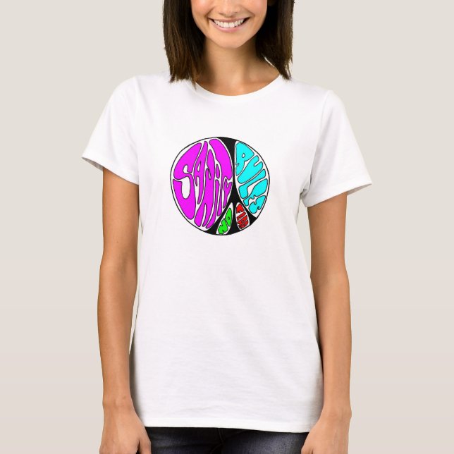 T-shirts Rally Peace Sign (Frente)