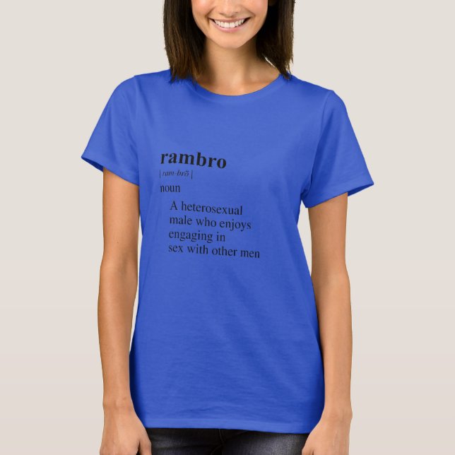 T-SHIRTS RAMBRO (Frente)