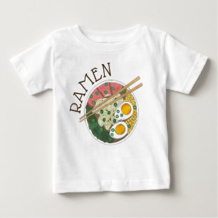 T-shirts Ramen Noodles Bowl Restaurante de Comida japonês F