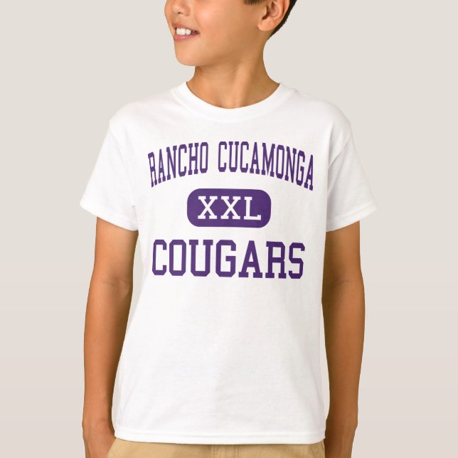 T-shirts Rancho Cucamonga - Cougars - Rancho Cucamonga (Frente)