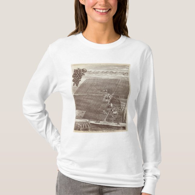 T-shirts Rancho da fruta de Chapin (Frente)