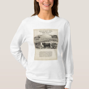 T-shirts Rancho de Galloway do vale, Oberlin, Kansas