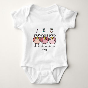 T-shirts Rapariga Bebê Byrdies Trio