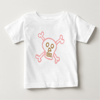 T-shirts Rapariga Crânio e Crossbones