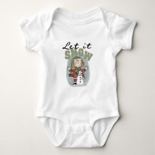 T-shirts Rapariga e Neve Deixem-na Neve