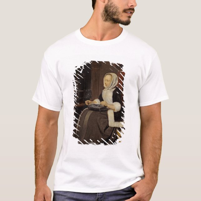 T-shirts Rapariga no trabalho (Frente)