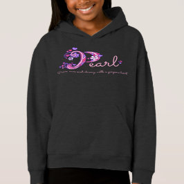 T-shirts Raparigas Pérola Nome P que significa roupa monogr