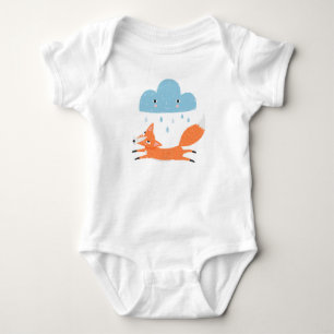 T-shirts Raposa com nuvem de chuva