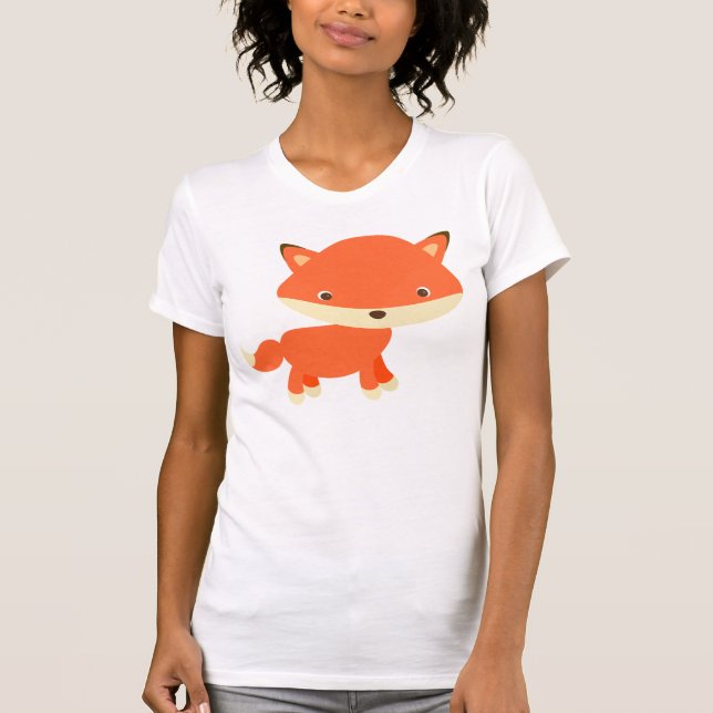 T-shirts Raposa de laranja doce (Frente)