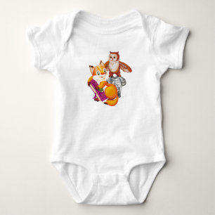 T-shirts raposa e coruja