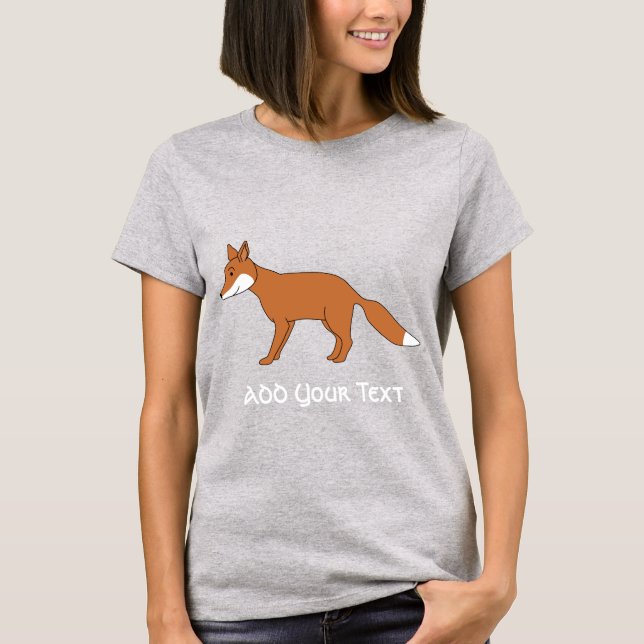 T-shirts Raposa Vermelha. (Frente)