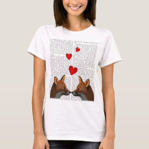T-shirts Raposas no Amor