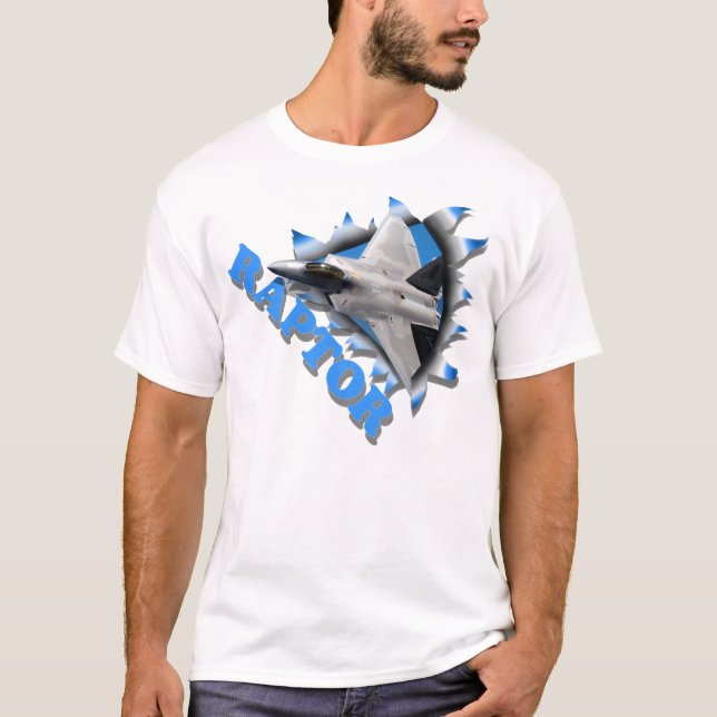 T-shirts Raptor de F 22 (Frente)