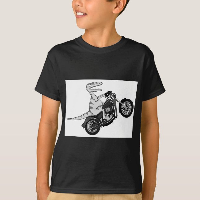 T-shirts Raptor em um porco (Frente)
