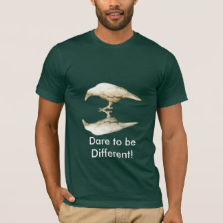 T-shirts Raros - Brancos (leucísticos) Raven para amantes d