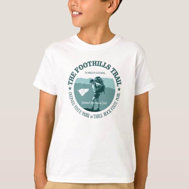 T-shirts Rastreio de Foothills (Frente)