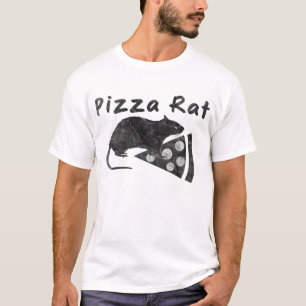 T-shirts Rato da pizza (olhar afligido)