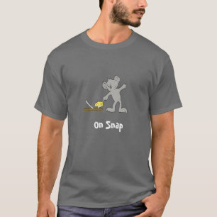 T-shirts Rato dos desenhos animados com armadilha