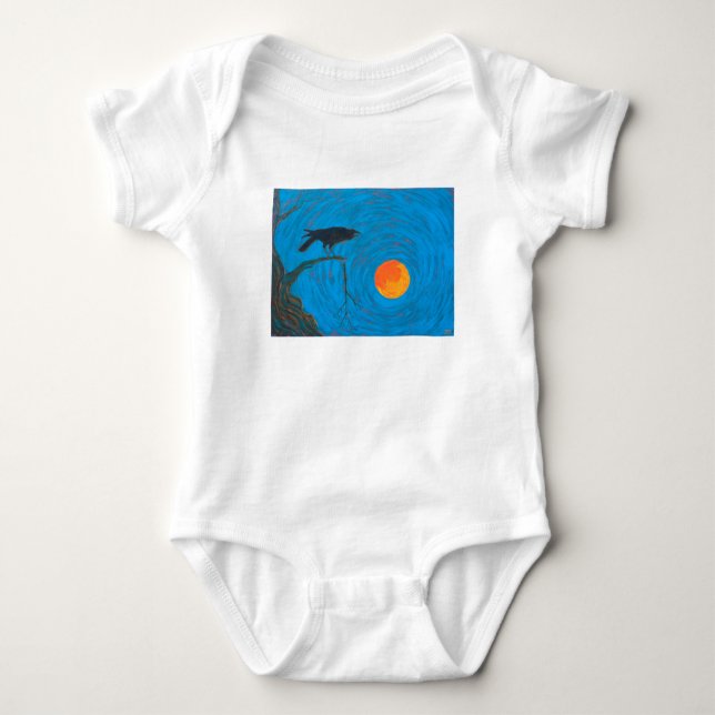T-shirts Raven e Lua Cheia (Frente)