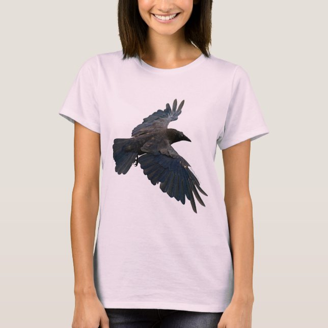T-shirts Raven-Lover Corvid Birdlife (Frente)