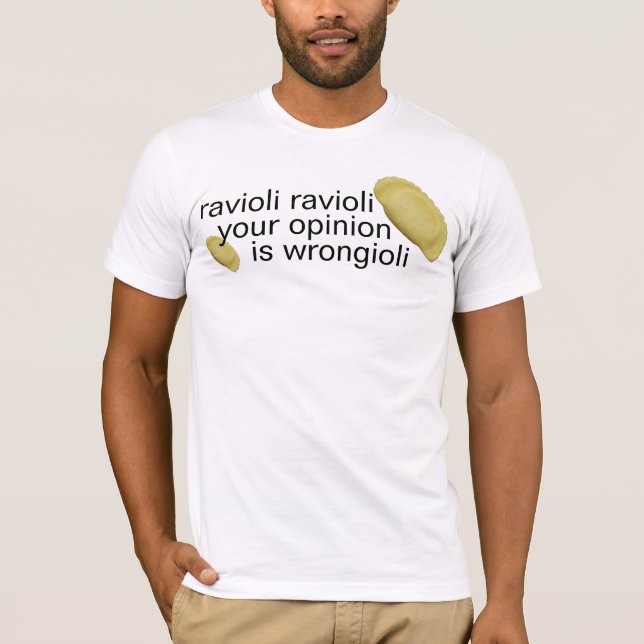 T-shirts ravioli do ravioli (Frente)