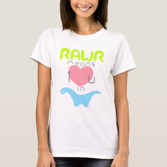 T-shirts Rawr (Frente)