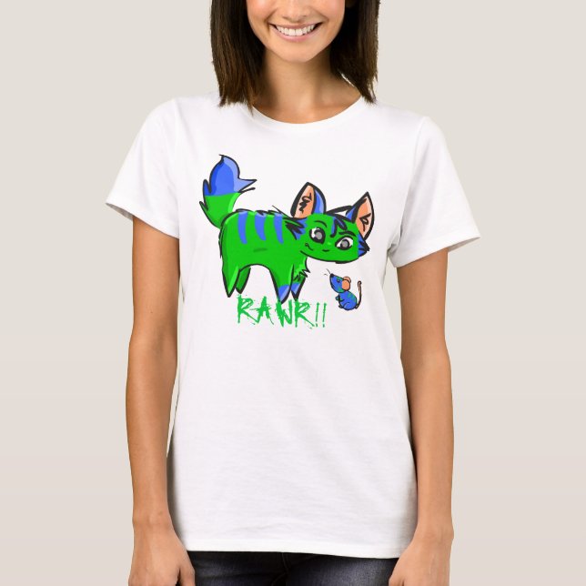 T-shirts Rawr e rato - RAWR!! (Frente)