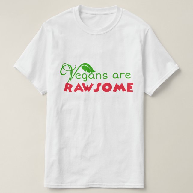 T-shirts Rawsome (Frente do Design)