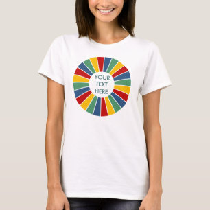 T-shirts RAYS BOTON I + sua foto, texto, monograma