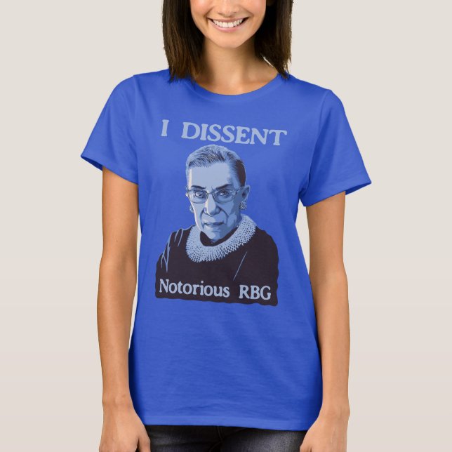 T-shirts RBG notório (Frente)