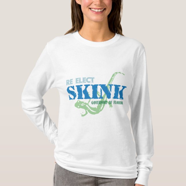 T-SHIRTS RE-ELECT SKINK (Frente)