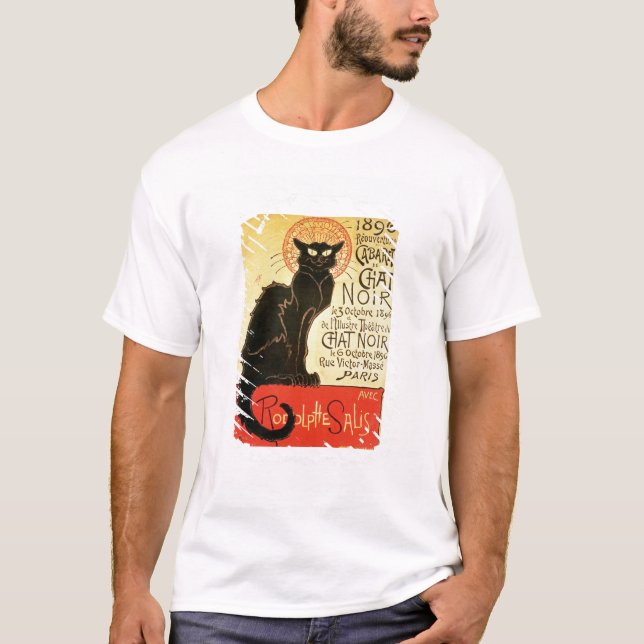 T-shirts Reabertura da taberna Noir do bate-papo, 1896 (cor (Frente)