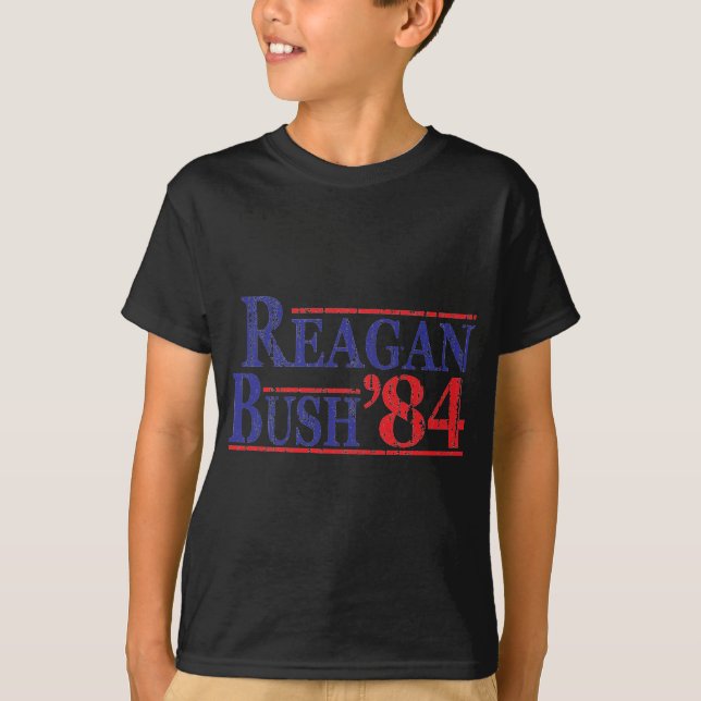 T-SHIRTS REAGAN-BUSH-84 (Frente)