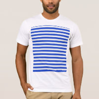 Real Blue Combination Stripes por Shirley Taylor