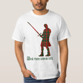 T-shirts Real Men Veste Matar Clan Cameron Scottish Tartan