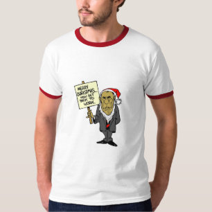T-shirts Receba de volta agora trabalhar o chefe do Natal